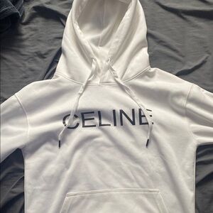 Celine White Hoodie